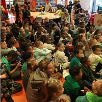 Foto bij artikel Kinderboekenweek opening: GI-GA groen